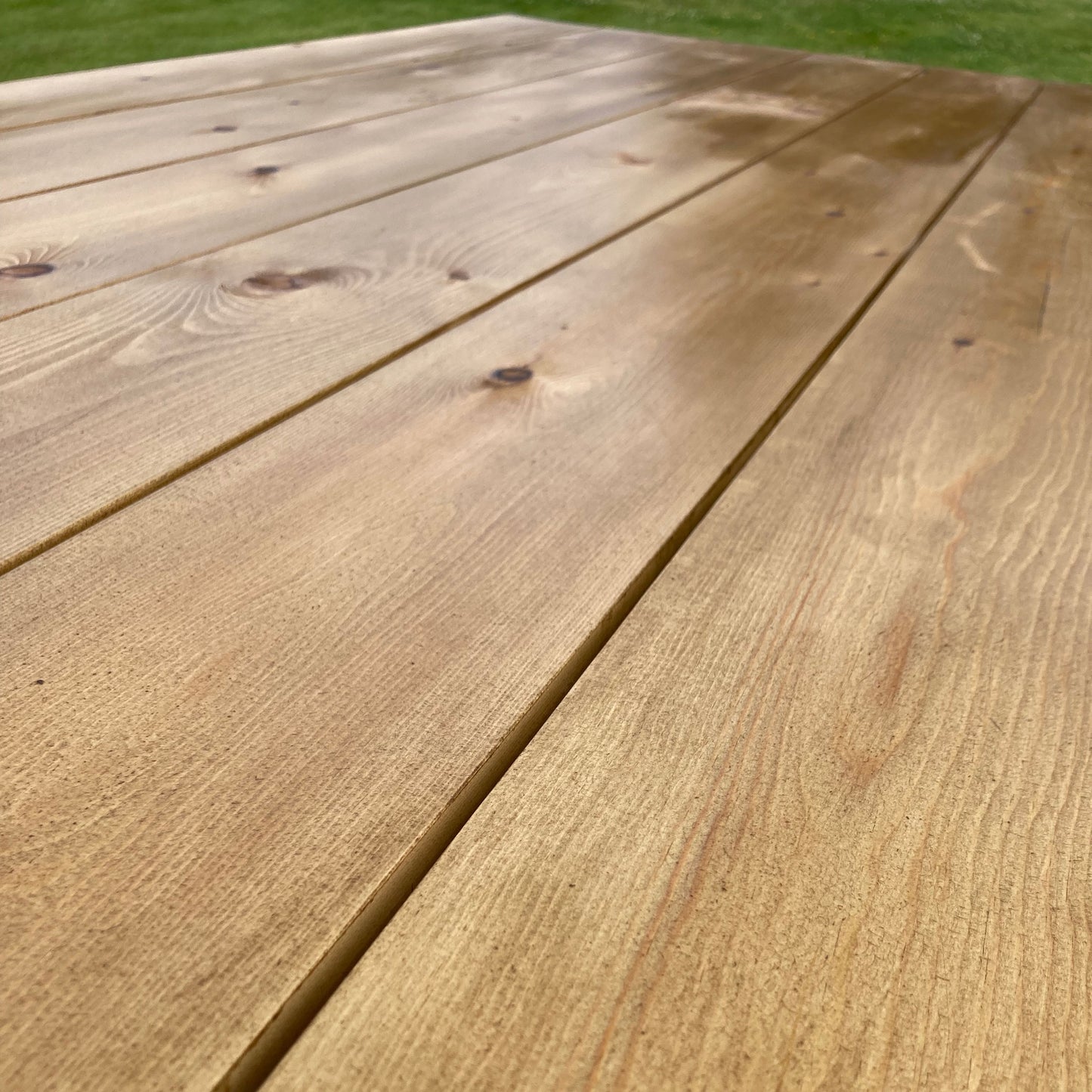 2. Outdoor Folding Rustic-style Trestle Table