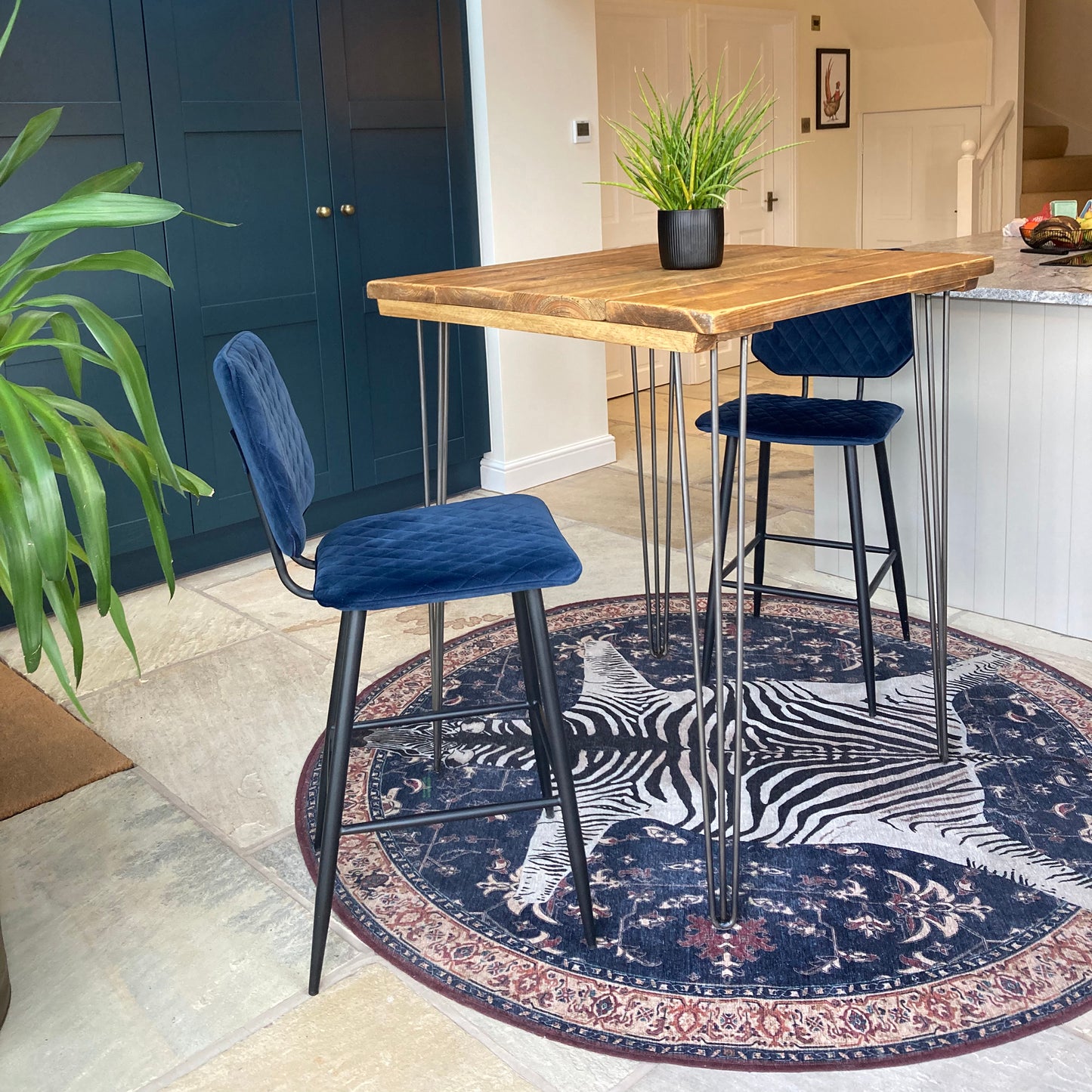 1. Indoor Reclaimed Scaffold Board Poseur Tables