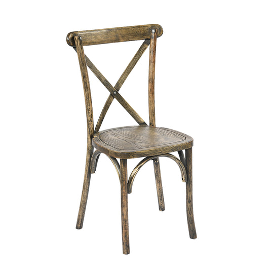 3. York Crossback Stacking Chair