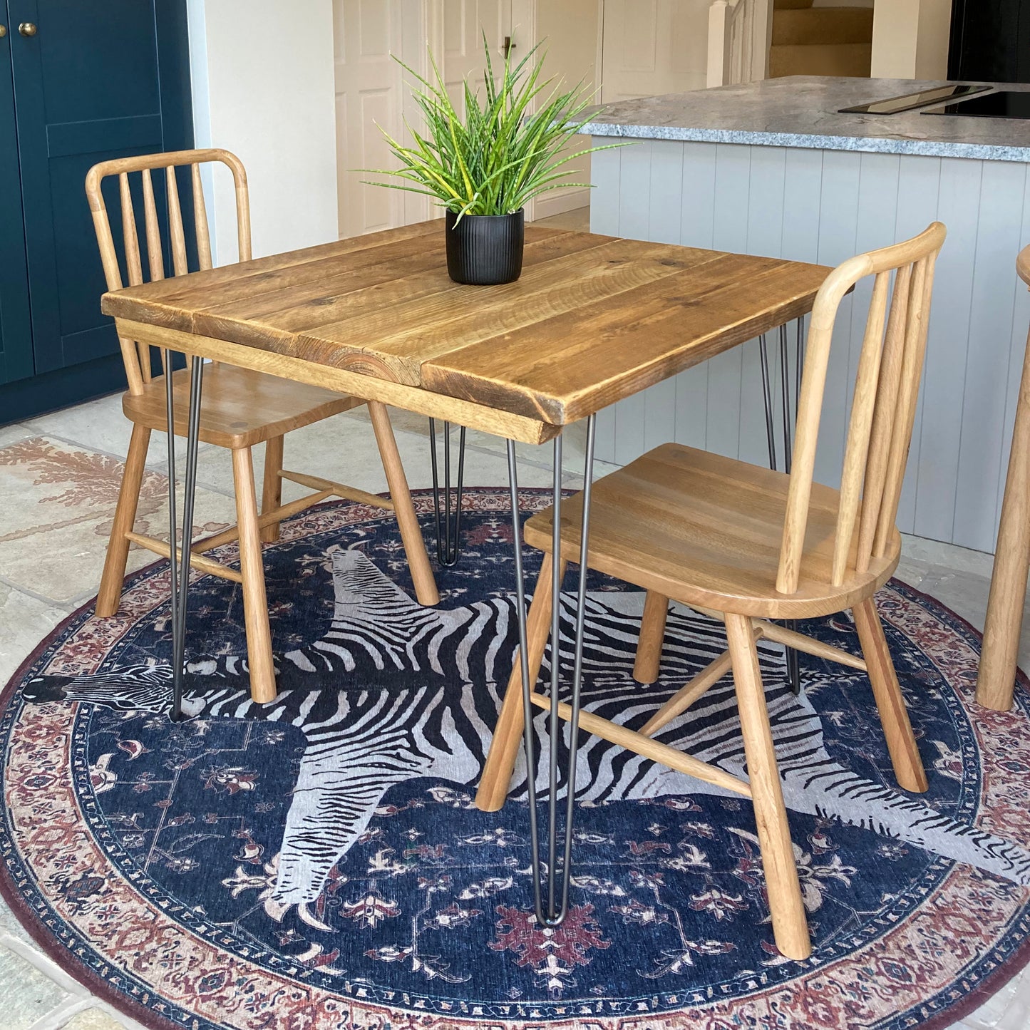 1. Indoor Reclaimed Scaffold Board Dining Tables