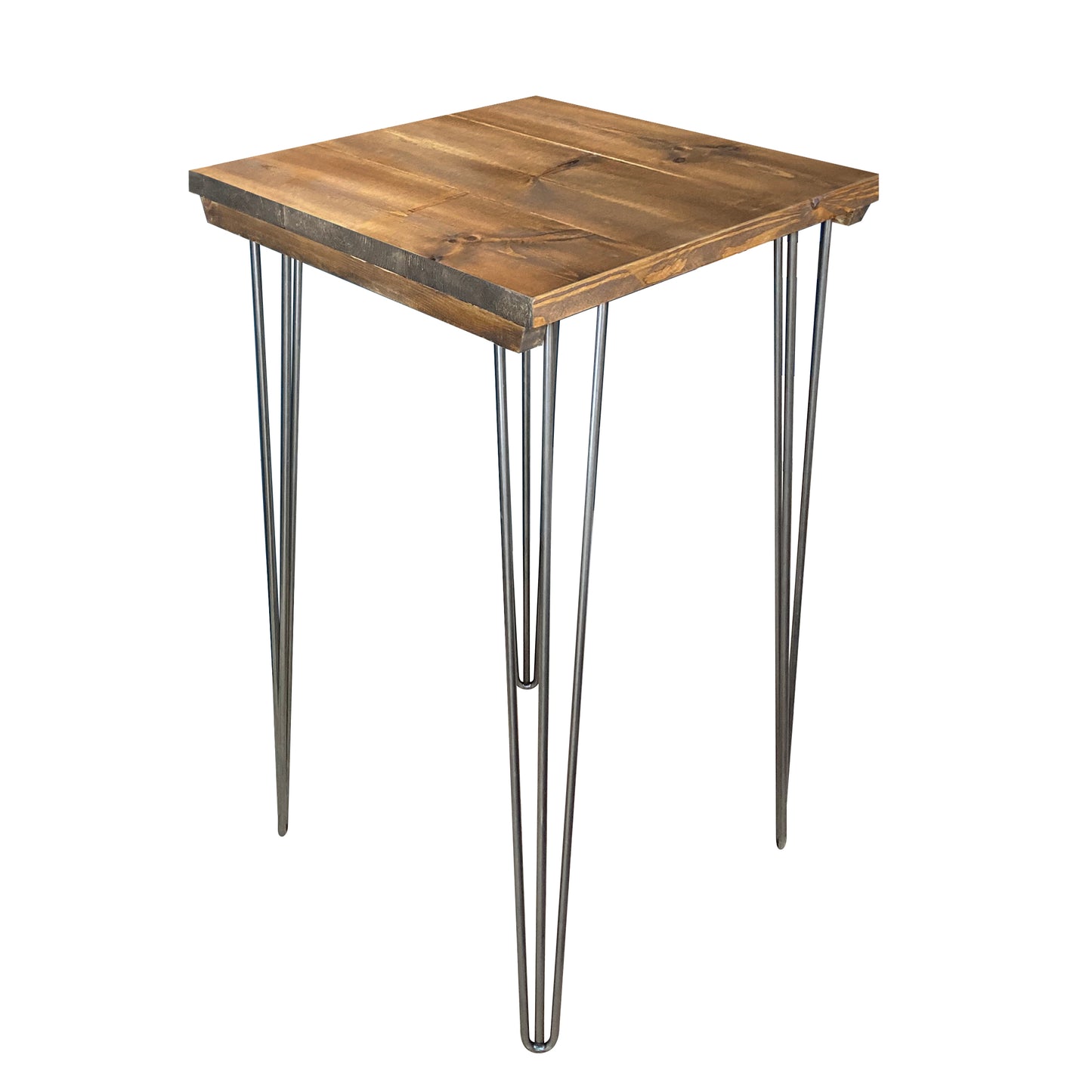 1. Indoor Rustic-style Poseur Tables