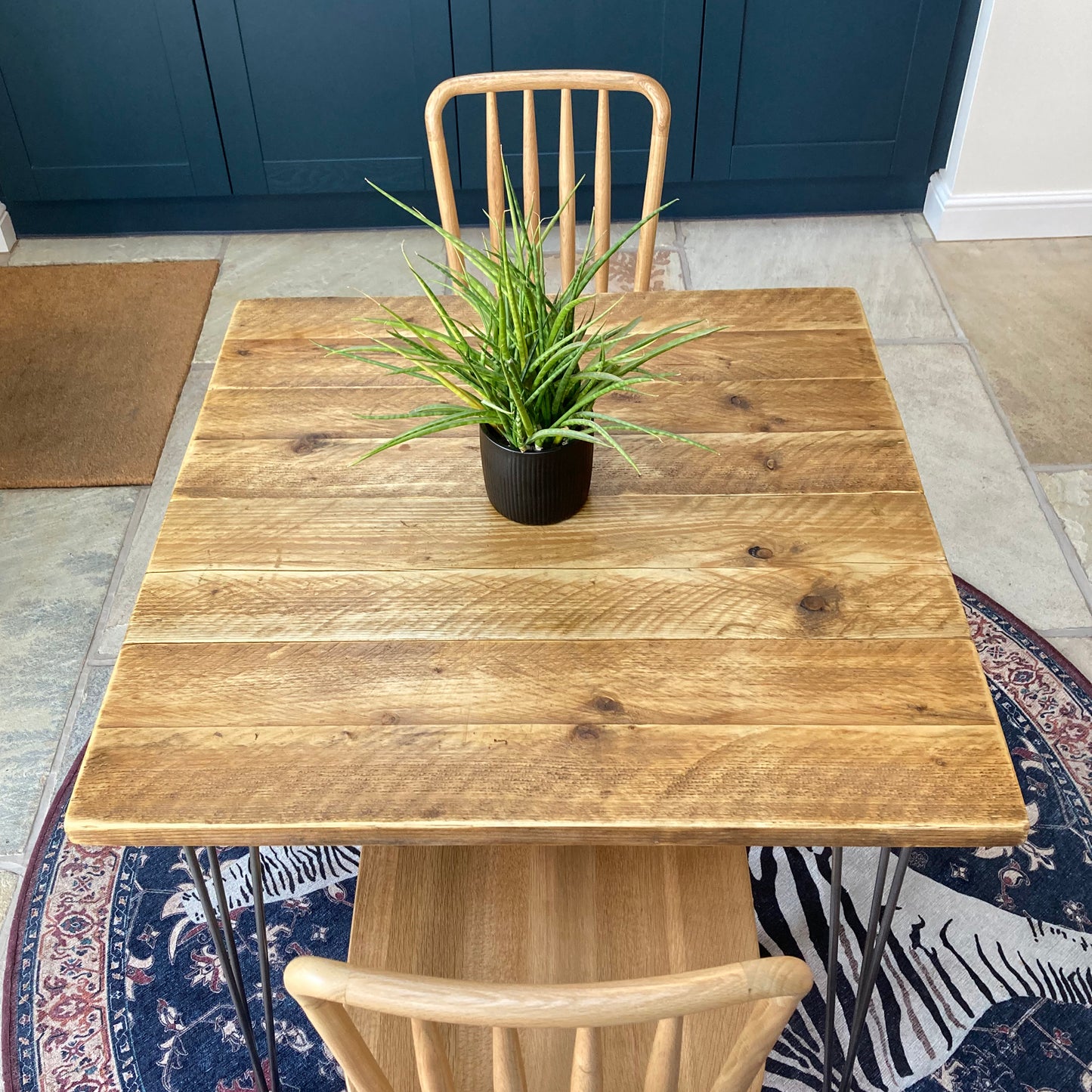 1. Indoor Reclaimed Scaffold Board Dining Tables