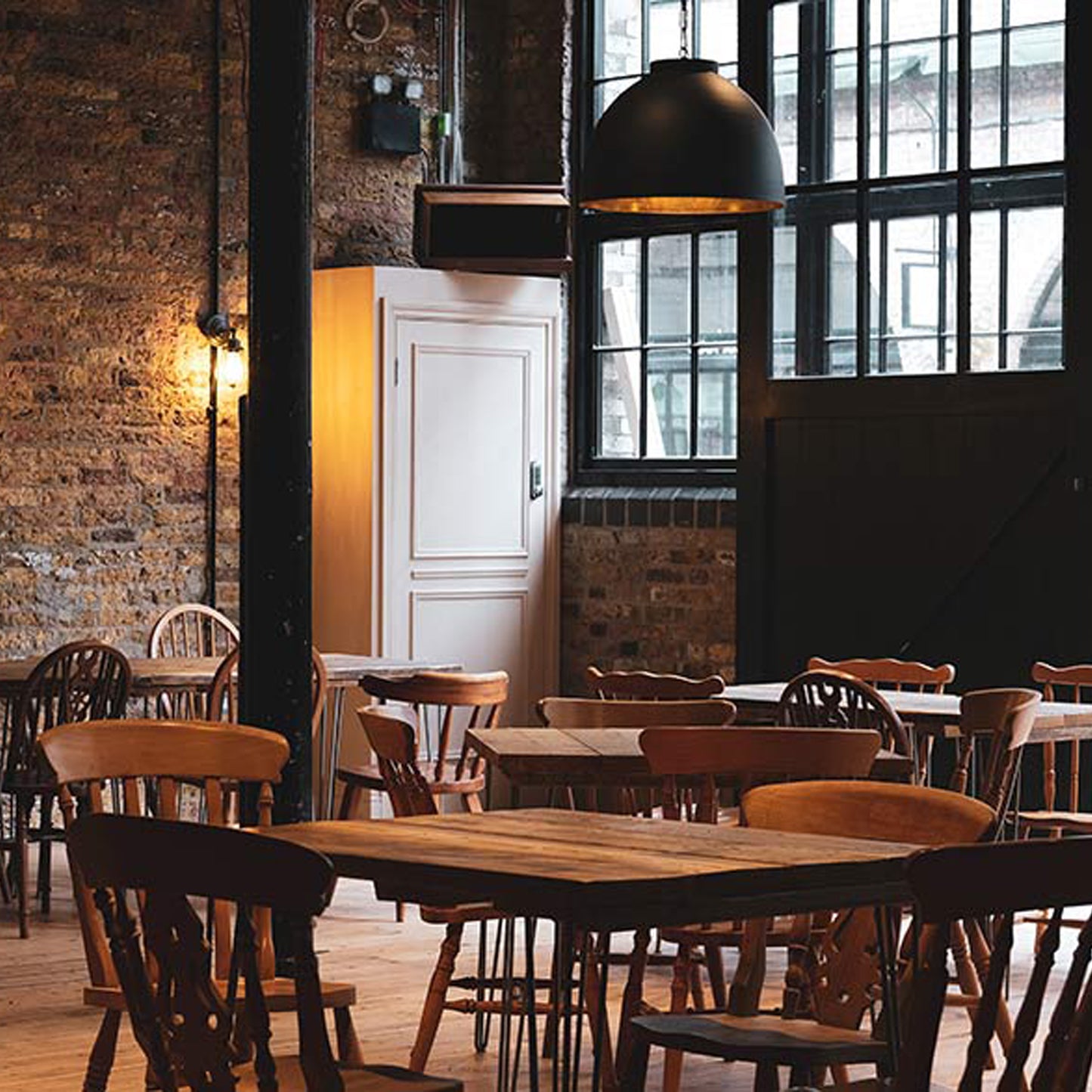 1. Indoor Reclaimed Scaffold Board Dining Tables
