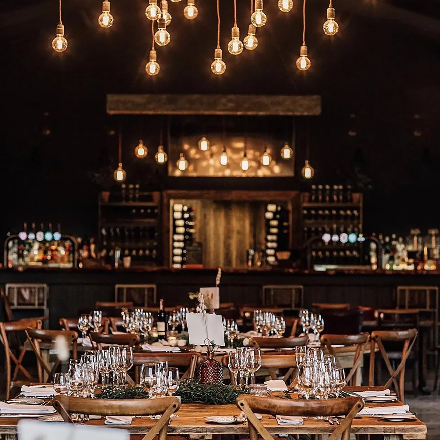 1. Indoor Reclaimed Scaffold Board Dining Tables