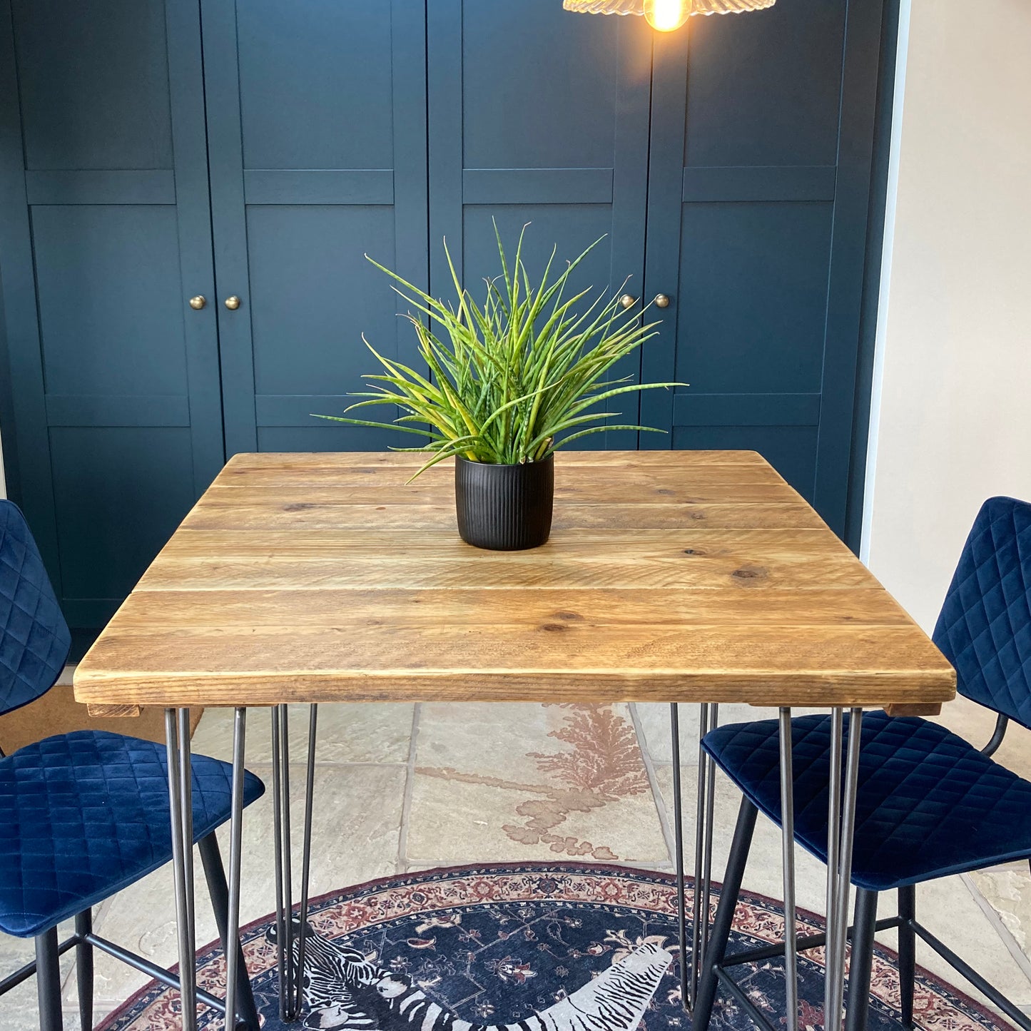 1. Indoor Reclaimed Scaffold Board Poseur Tables