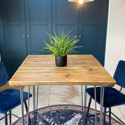 1. Indoor Reclaimed Scaffold Board Poseur Tables
