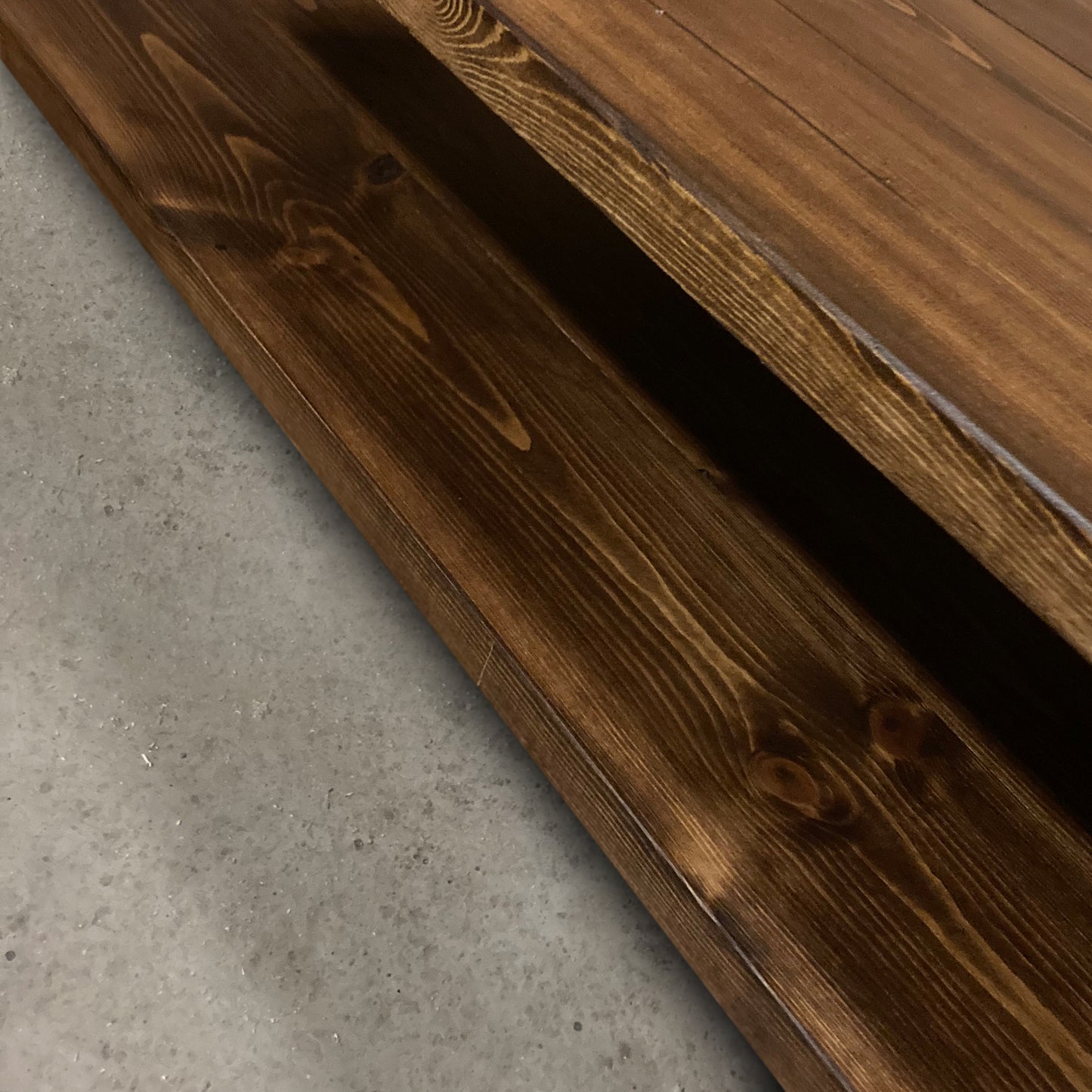 1. Indoor Folding Rustic-style Trestle Table
