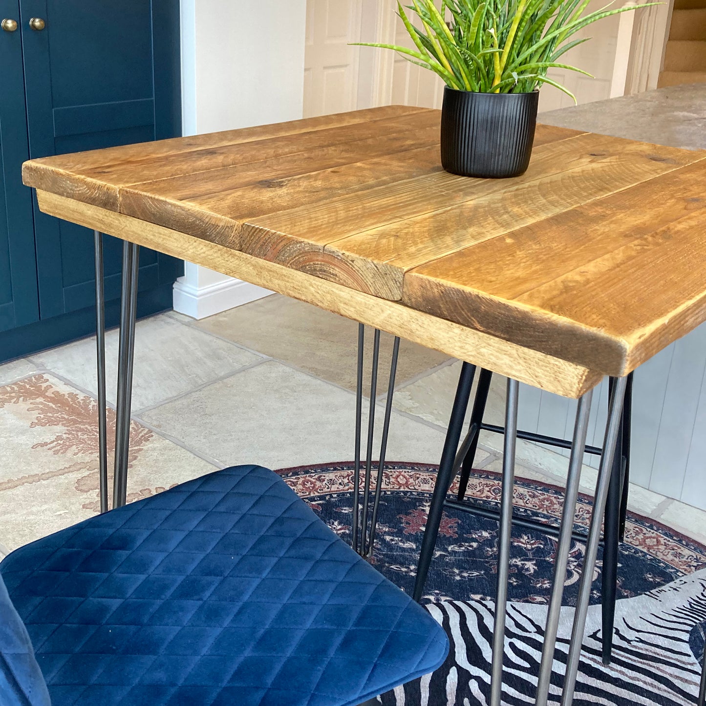 1. Indoor Reclaimed Scaffold Board Poseur Tables